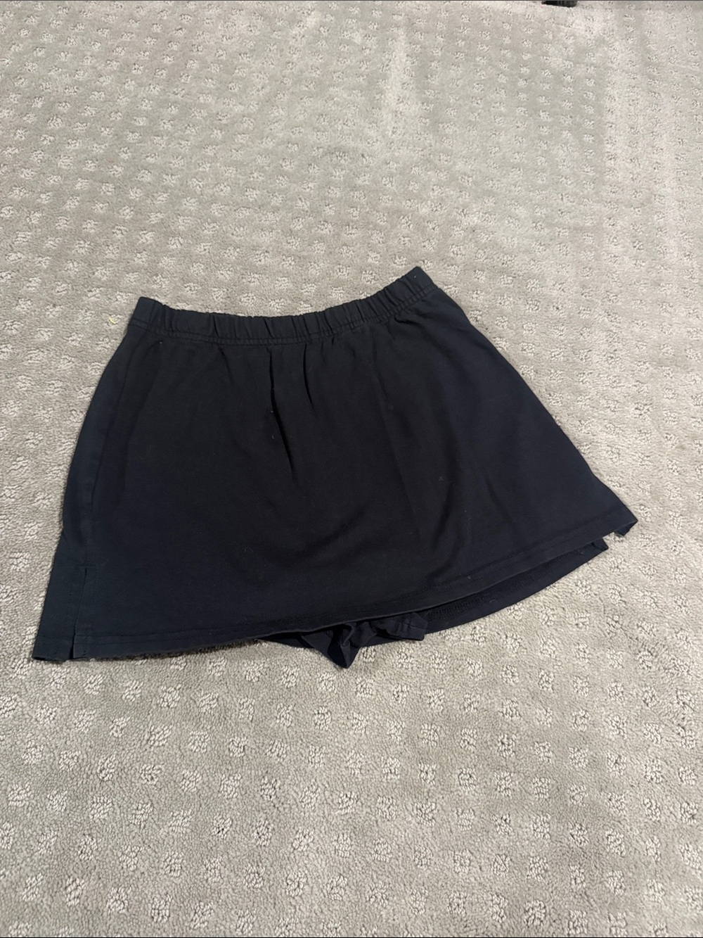Everyday Black Women’s Skort with Elastic Waist